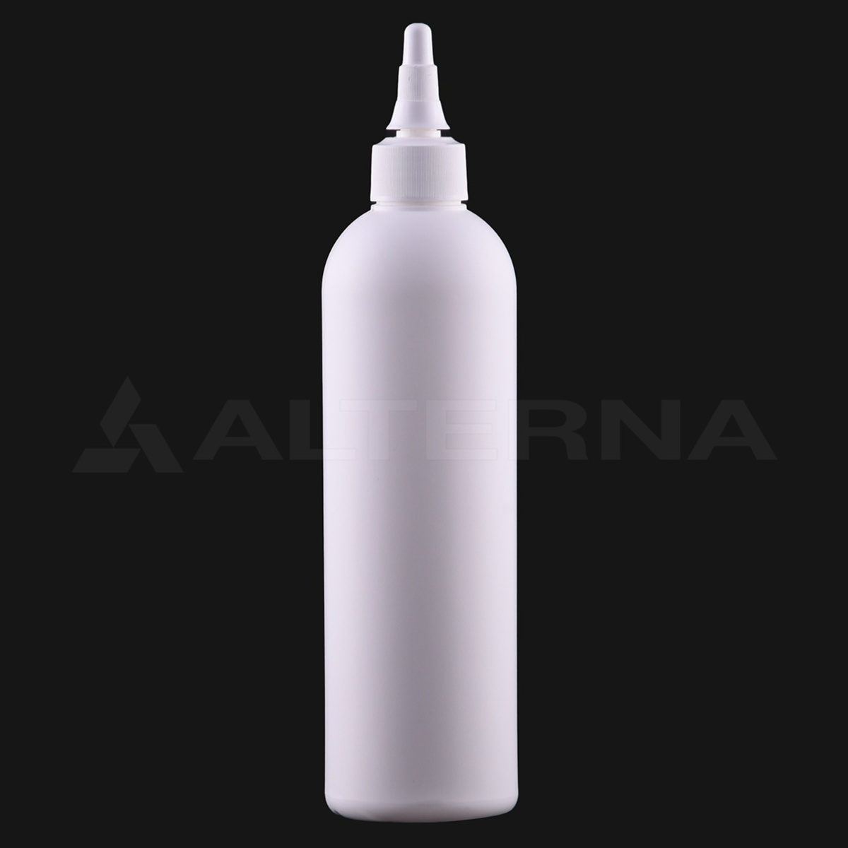330 ml HDPE Boston Round Bottle with 24 mm Twist-top Cap thumbnail 2