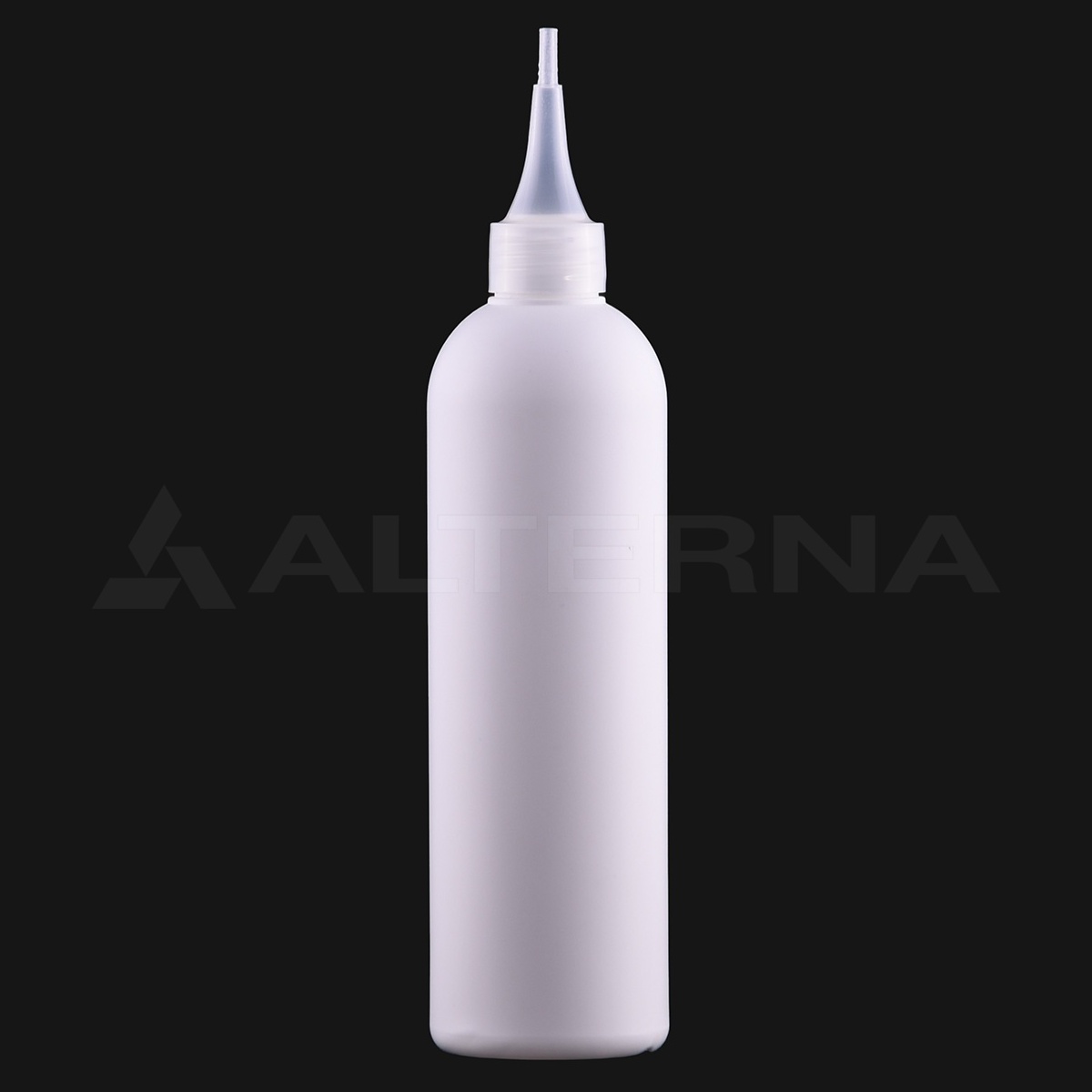 330 ml HDPE Boston Round Bottle with 24 mm Nozzle Cap thumbnail 2