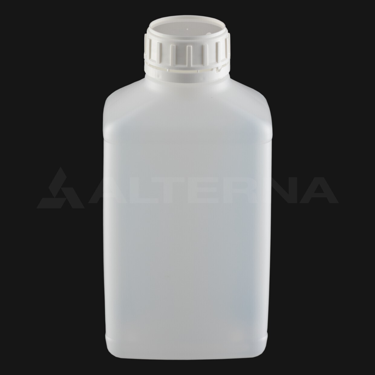 1 Liter HDPE Rectangular Bottle with 50 mm Capsule Vented Tamper-evident Cap thumbnail 2